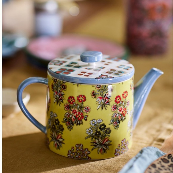 Anthropologie Other - NIB Anthropologist Hand Painted Jylin Teapot